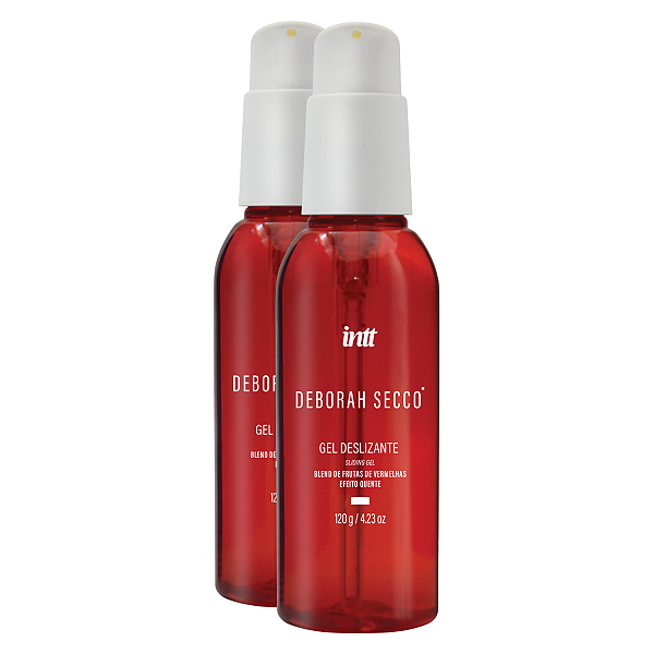 Gel Deslizante Deborah Secco Intt Frutas Vermelhas 120g - Kit 2 und