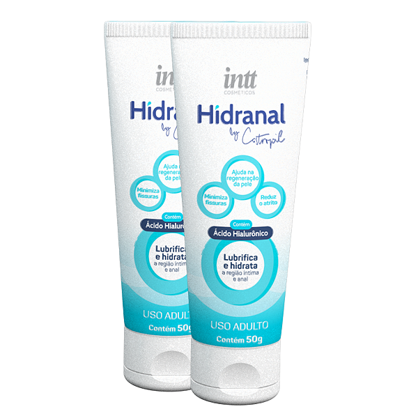 Hidranal Lubrificante Intt Ácido Hialurônico 50g - Kit 2 und