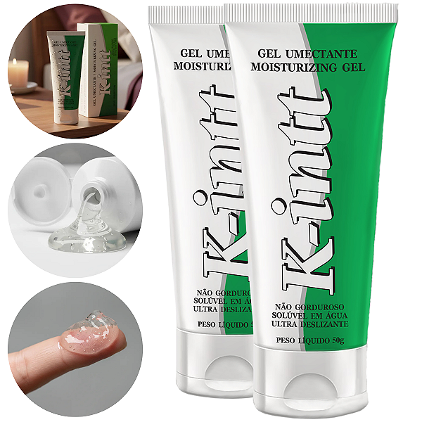 K-Intt Gel Umectante Intt Base de Água 50g - Kit 2 und