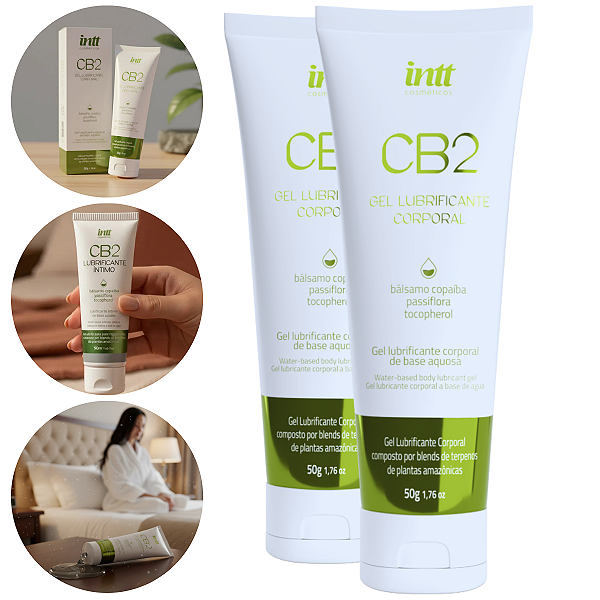 CB2 Lubrificante Íntimo Intt Bálsamo Copaiba 50ml - Kit 2 und