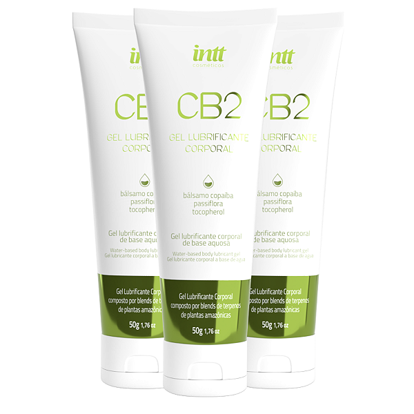 CB2 Lubrificante Íntimo Intt Bálsamo Copaiba 50ml - Kit 3 und