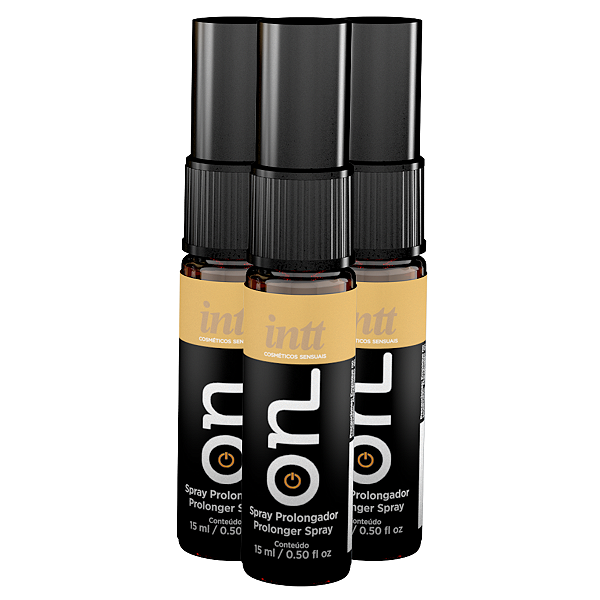 On Spray Prolongador Intt 15ml - Kit 3 und