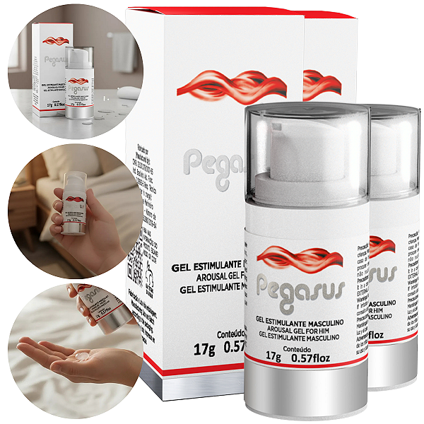 Pegasus Gel Estimulante Masculino Intt 17g - Kit 2 und