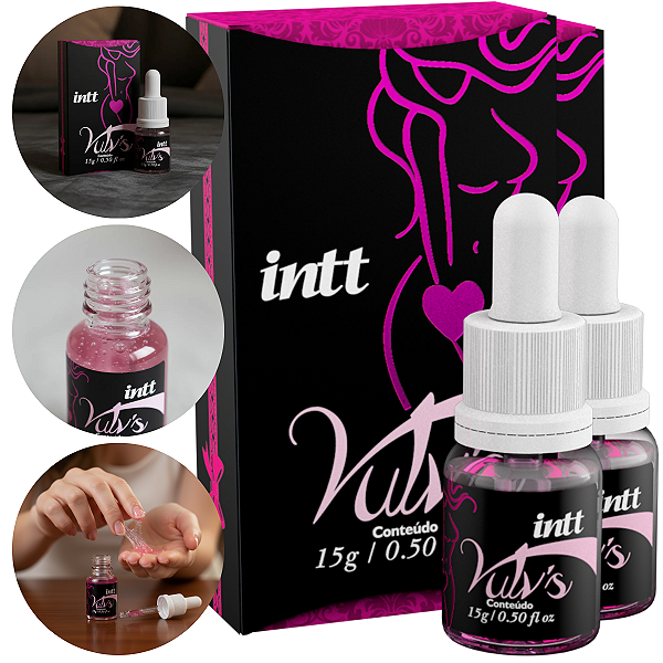 Vulv’s Esquenta e Lubrifica Intt Sabor Doce 15g - Kit 2 und