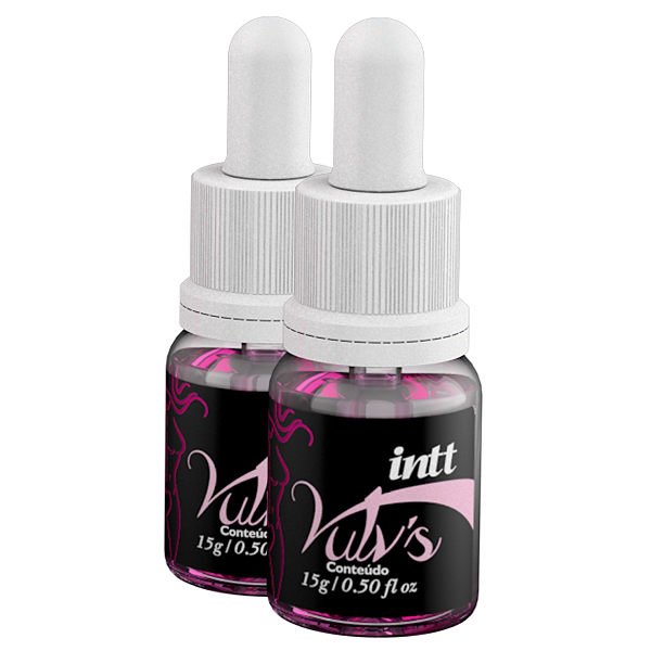 Vulv’s Esquenta e Lubrifica Intt Sabor Doce 15g - Kit 2 und