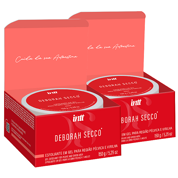 Esfoliante Gel Região Virilha Deborah Secco Intt 150g - Kit 2 und