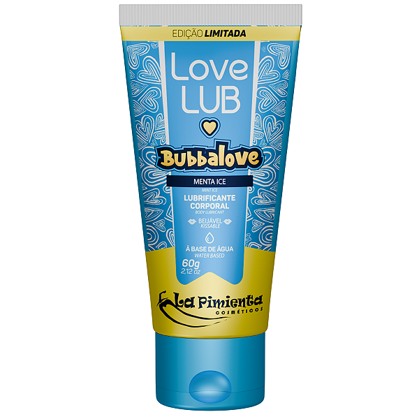Love Lub Bubbalove Lubrificante Corporal Menta Ice La Pimienta 60g