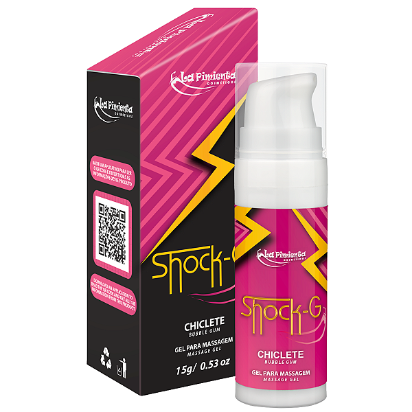 Shock-G Gel Para Massagem Beijável Vibratório La Pimienta 15g