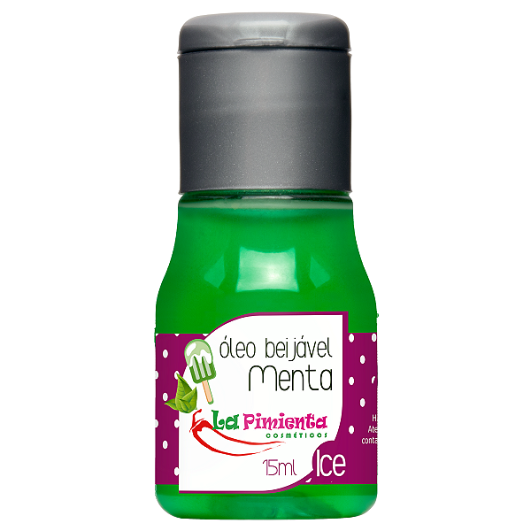 Óleo de Massagem Sensual Beijável Menta Ice La Pimienta 15ml