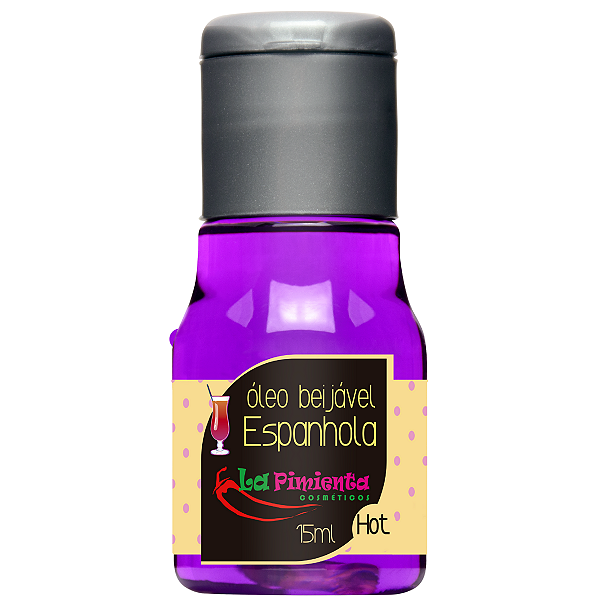 Óleo de Massagem Sensual Beijável Espanhola Hot La Pimienta 15ml