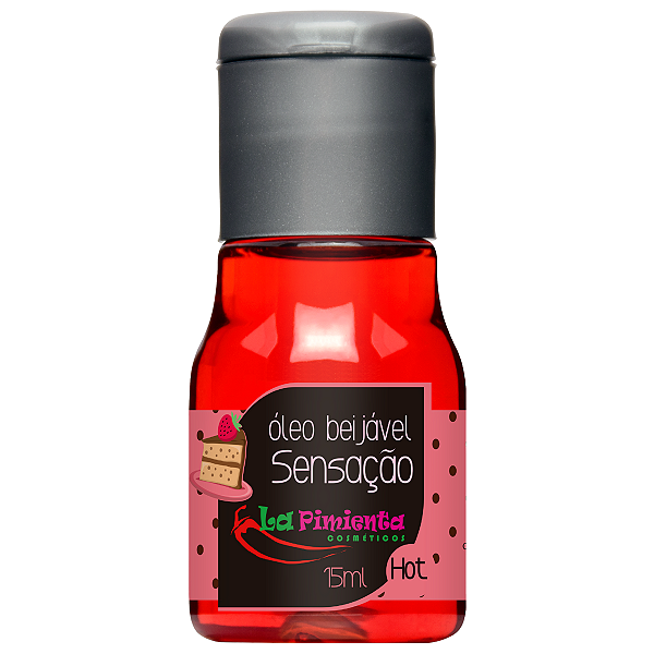 Óleo de Massagem Sensual Beijável Sensação Hot La Pimienta 15ml