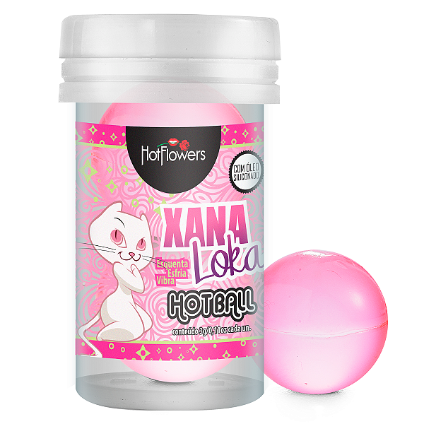 Hot Ball Plus Xana Loka Hot Flowers Cápsula Aromática Beijável