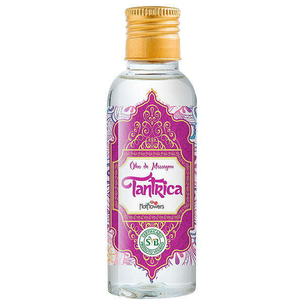 Óleo de Massagem Tântrica Hot Flowers 120ml