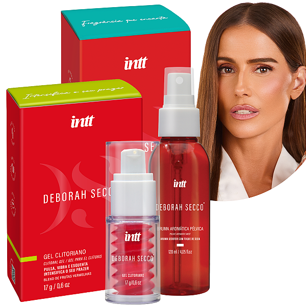 Kit Deborah Secco - Bruma Pélvica 120ml + Gel Clitoriano 17g Frutas Vermelhas Intt
