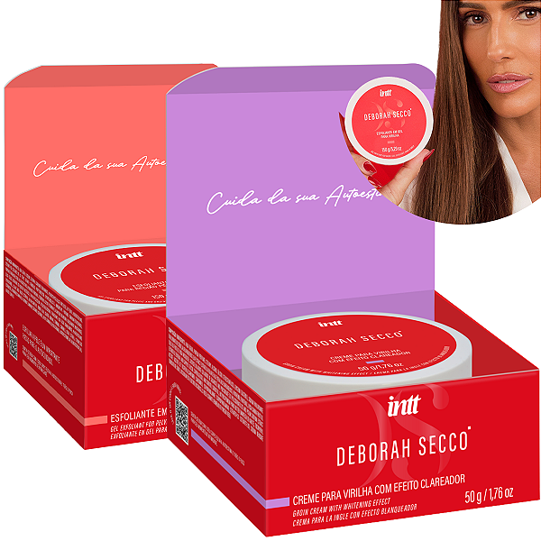 Kit Deborah Secco - Creme Clareador Hidratante 50g + Esfoliante Gel 150g Deborah Secco Intt