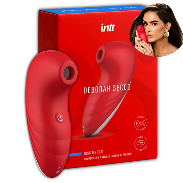 Sugador Estimulador Clitoriano de Sucção Kiss My Clit Deborah Secco Intt