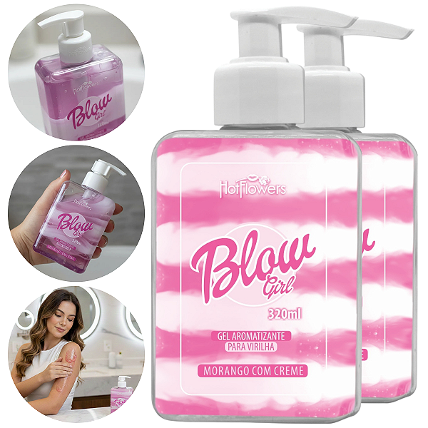 Hidratante Blow Girl Beijável Hot Flowers 320ml - Kit 2 und