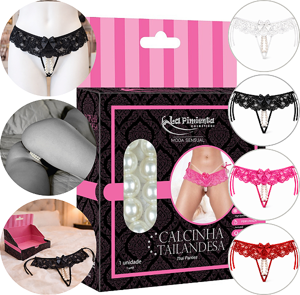 Calcinha Mega Tailandesa Com Estimulador De Clitoris La Pimienta