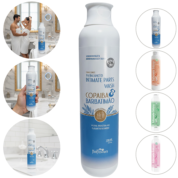 Sabonete Íntimo e Corporal Hot Flowers 200ml/200g