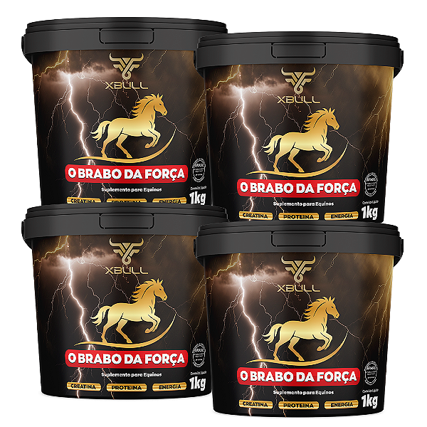 Suplemento  Xbull o brabo da força 1 kg cada  4 unidades