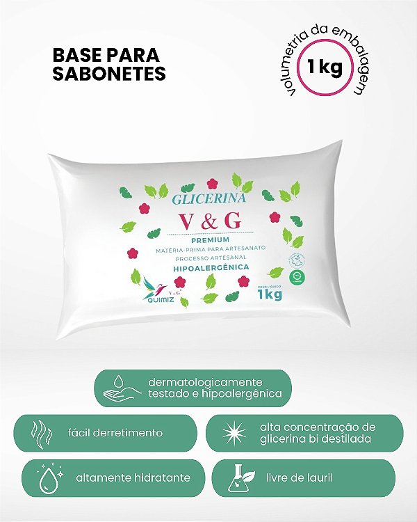 Base Glicerina Premium V&G - 1kg