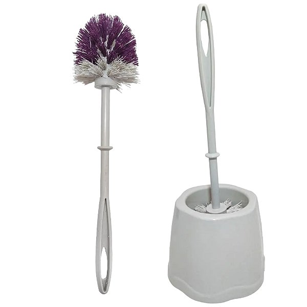 Escova Sanitária Com Suporte Para Limpeza de Vasos Sanitários