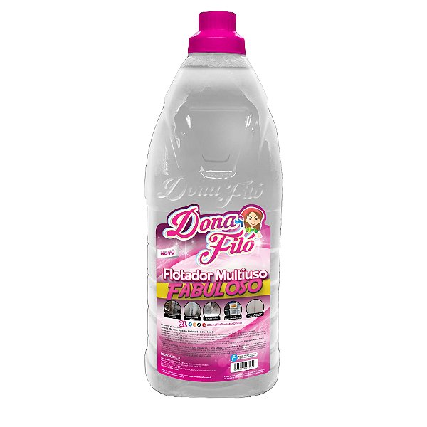Flotador Multiuso Fabuloso 2L Limpa Estofados, Fogões, Inox, Tênis e Muito Mais