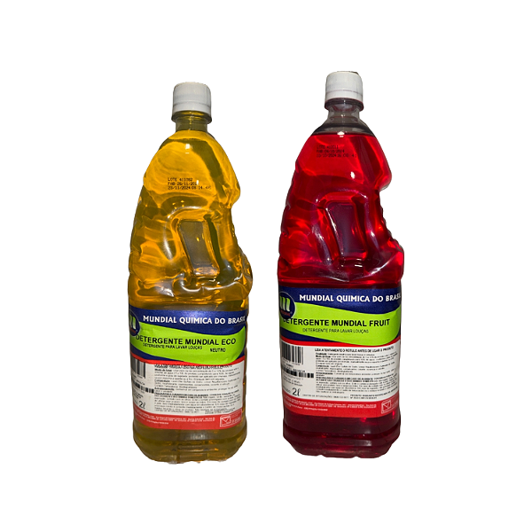 Detergente Liquido Para Lavar Louças Tradicional Mundial 2 Litros