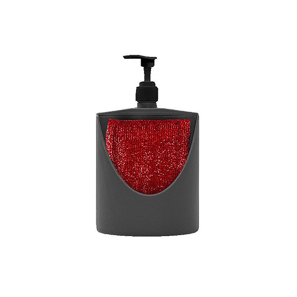 Dispenser Detergente/Sabão Líquido de 500ml e Porta Esponja/Bucha