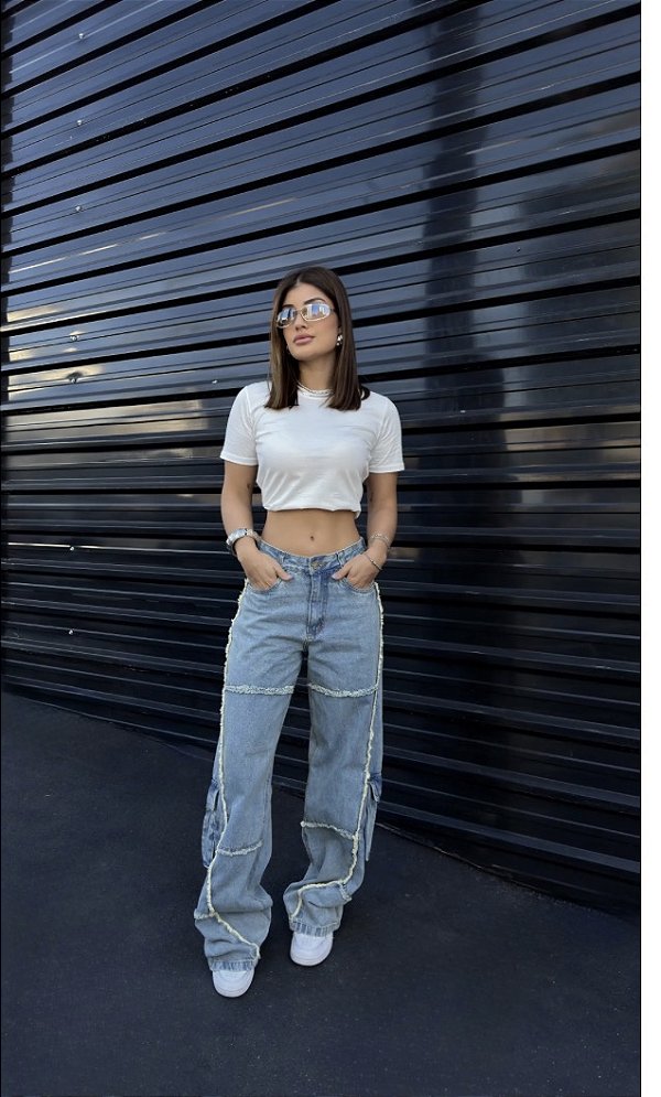 Calça baggy