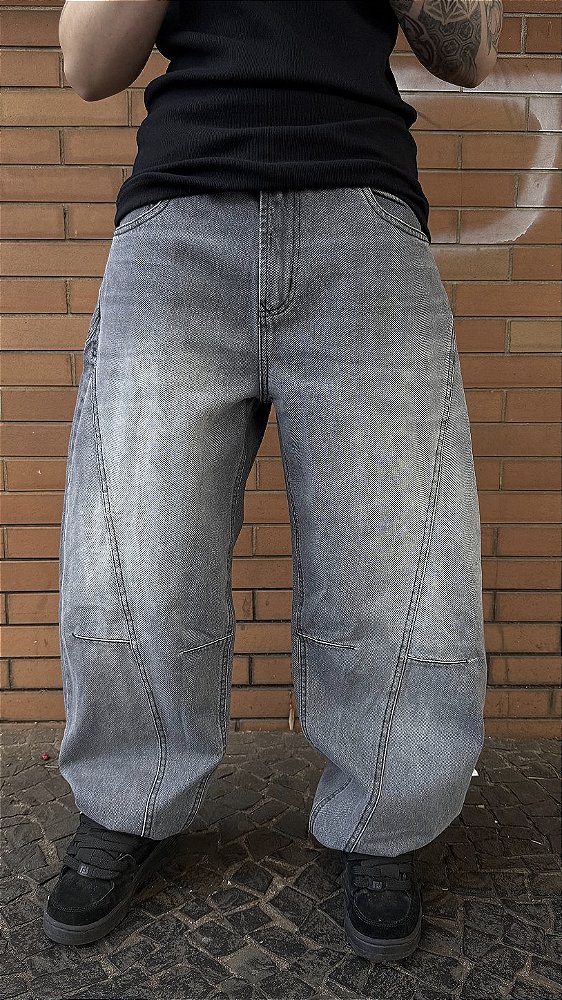 Calça barrel