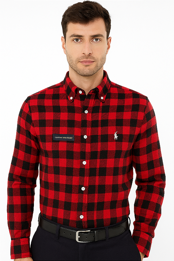Camisa Ralph Lauren Masculina Xadrez