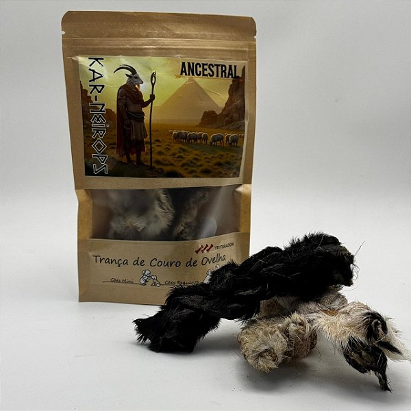 Trança de Couro De Ovelha