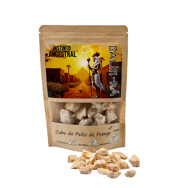Cubo de Peito de Frango - Liofilizado
