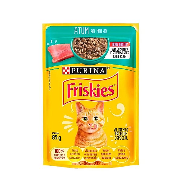 Ração Úmida Friskies Atum ao Molho 85g
