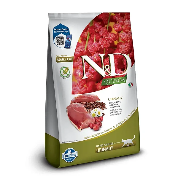 ND QUINOA FELINE ADULT URINARY PATO 400g