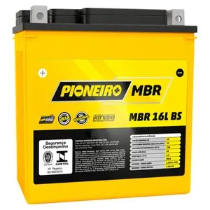 Bateria Pioneiro YTX16-BS MBR 16L-BS Tiger 800 R1200RT XL1000 FZR1000