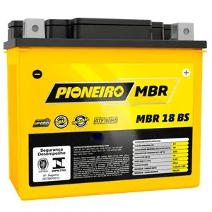 Bateria Pioneiro YTX20L-BS MBR 18L-BS CBX 1000 Dyna 1450 Tiger 1215