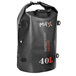 Bolsa Bag Estanque Moto 40 Litros Impermeável - Max Acessórios
