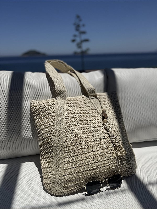 Bolsa de Palha com detalhe