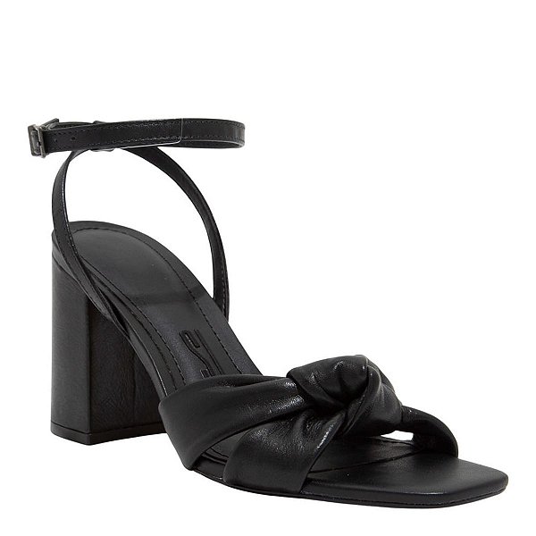 SANTA LOLLA SANDÁLIA COURO NOBRE PRETO NÓ