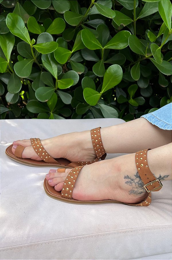 TERRITÓRIO SANDÁLIA RASTEIRA CARAMELO