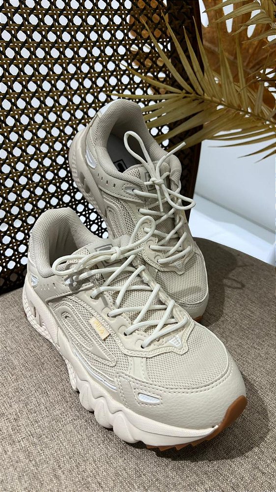 FILA TÊNIS VENTURE TRACER 2 BEGE/BRANCO
