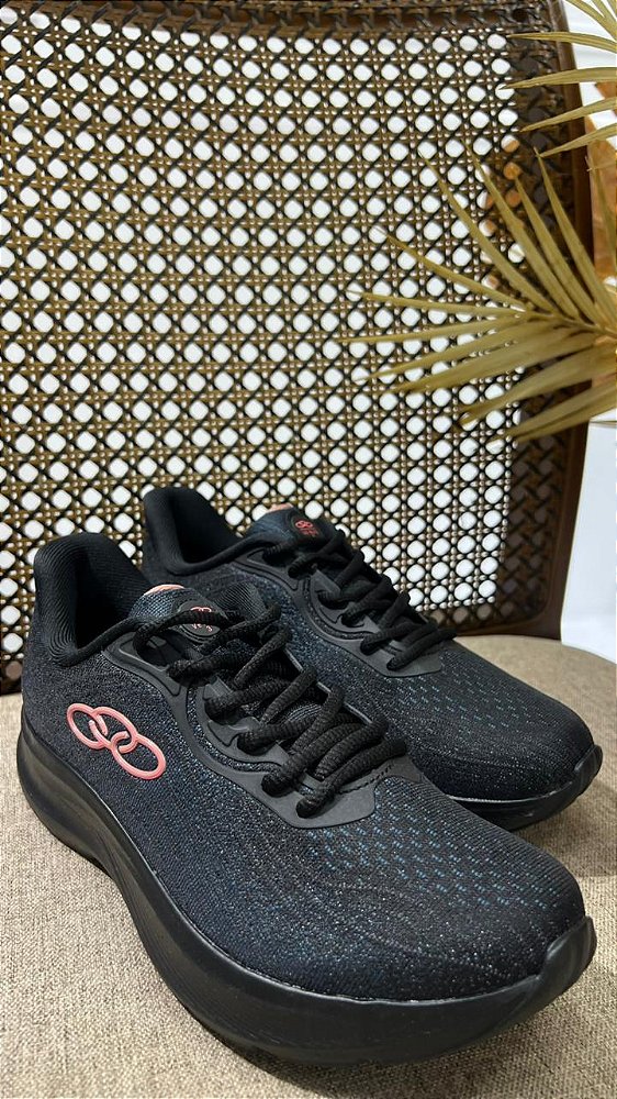 OLYMPIKUS TÊNIS VÊNUS 3 PRETO/ROSA