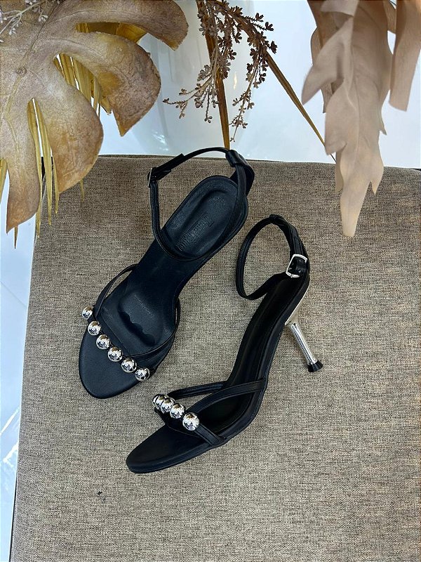 TERRITÓRIO SANDÁLIA SALTO FINO PRETA