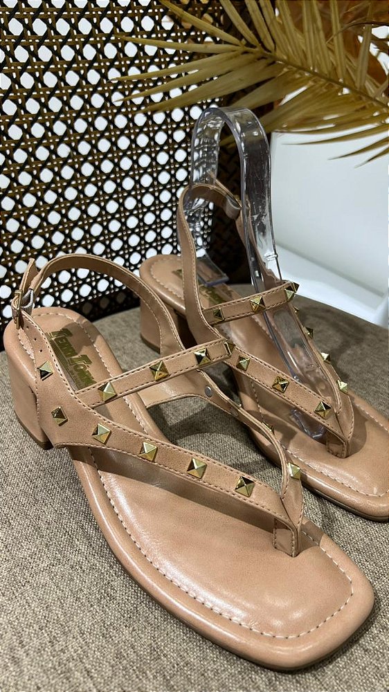 TERRITÓRIO SANDÁLIA SALTO BLOCO MADRI CAPUCCINO