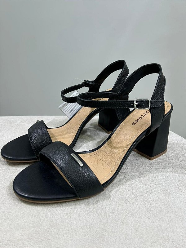 BOTTERO SANDÁLIA BURNISH PRETO