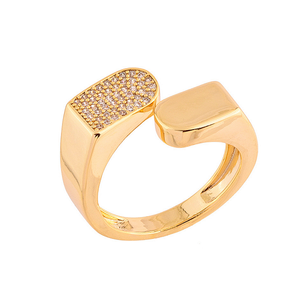 Anel Retangular Crav