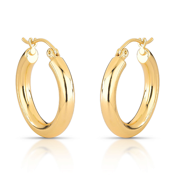 Brinco Argola Lisa fecho Click