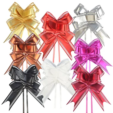 Laço Fácil de Organza com Poliéster 30mmx46cm com 200 unidades Varias Cores